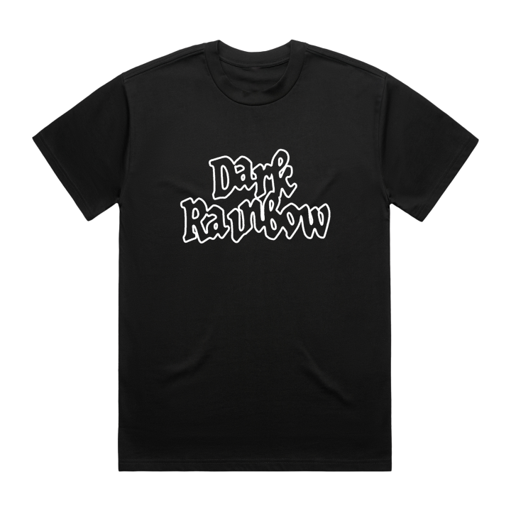 Dark Rainbow Logo Black Tshirt